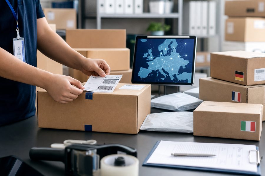 EU-weite Zustellung – internationale Paketlogistik