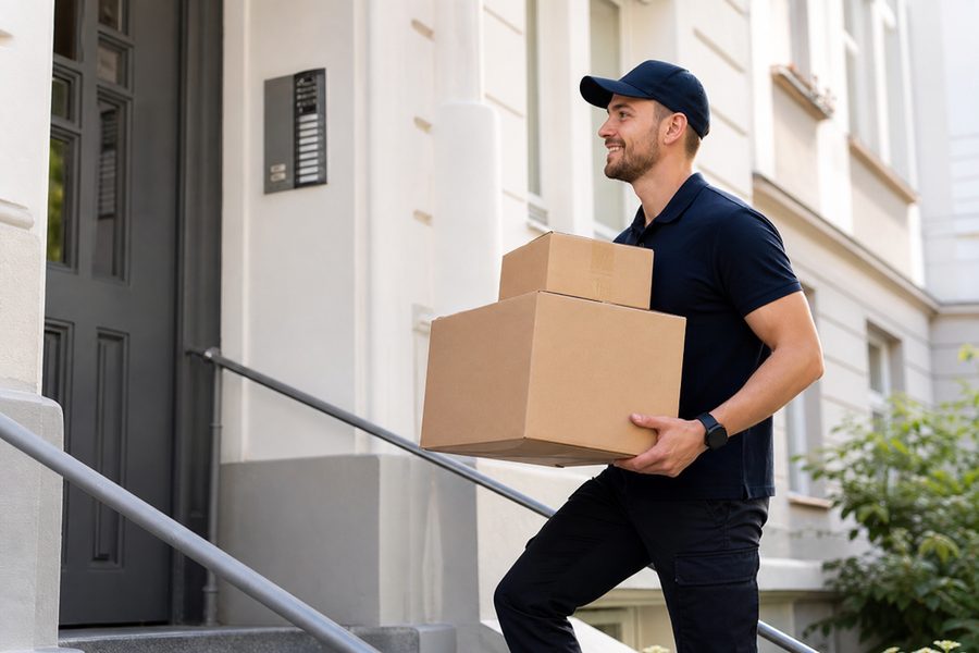 Kleintransport – Paketzustellung zu Fuß